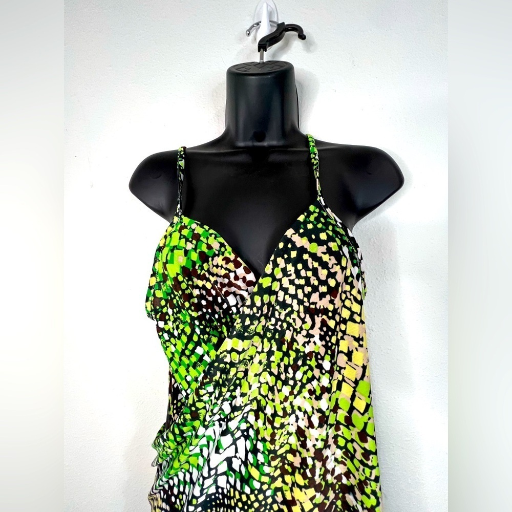 Snake Print Backless Mini Dress by In Gear OSFM 30.5” Length - Picture 4 of 6